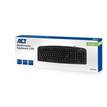 ACT-AC5400-toetsenbord-USB-QWERTY-Amerikaans-Engels-Zwart-AC5400