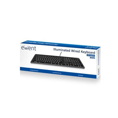 Ewent-EW3265-toetsenbord-USB-QWERTY-Amerikaans-Engels-Zwart-EW3265
