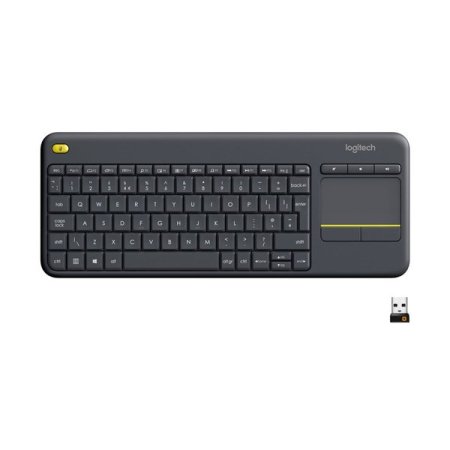 Logitech-K400-Plus-toetsenbord-RF-Draadloos-QWERTY-Nederlands-Zwart-920-007145